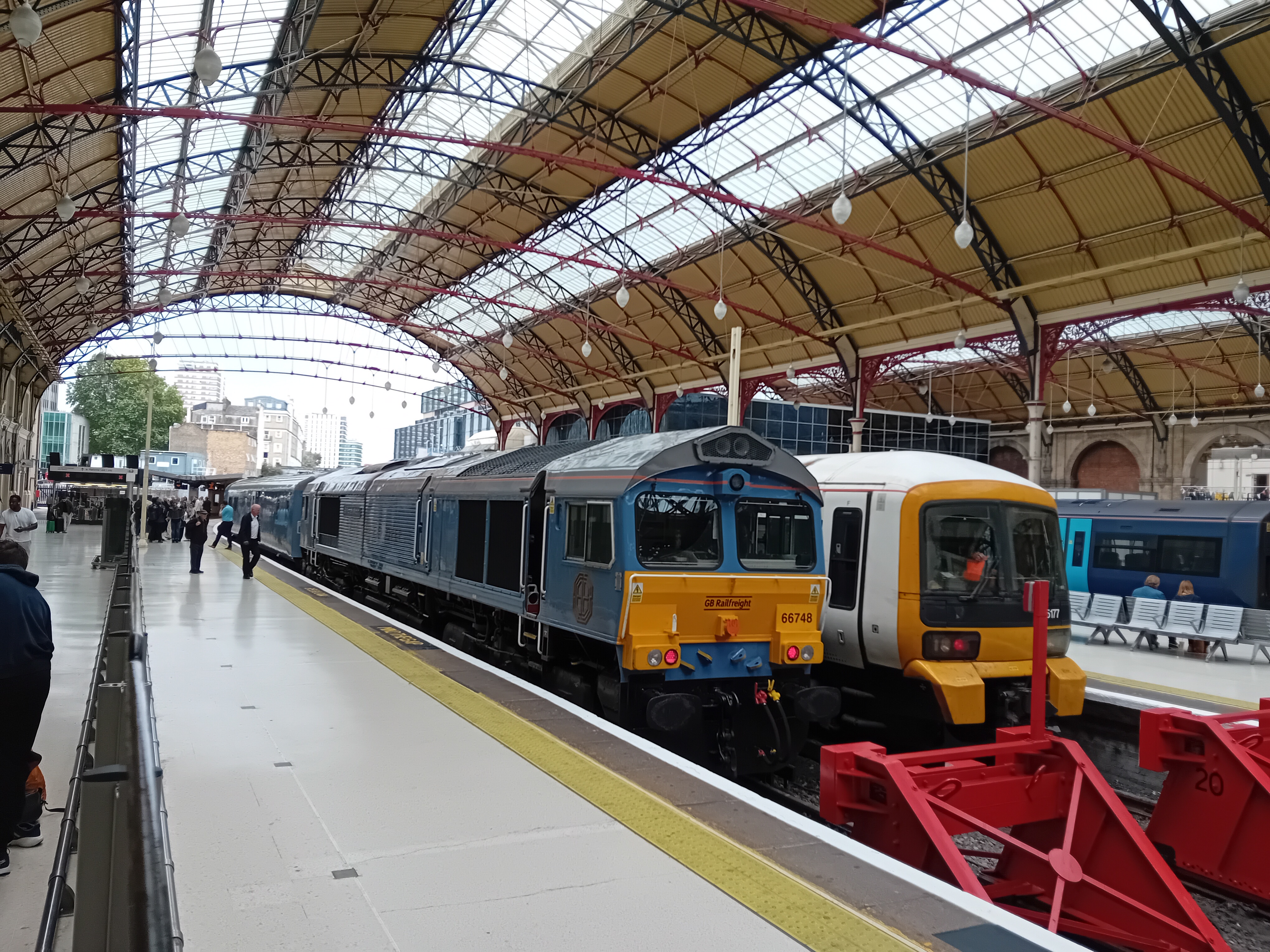 The Belmond Britannic Explorer at London Victoria in September 2025.