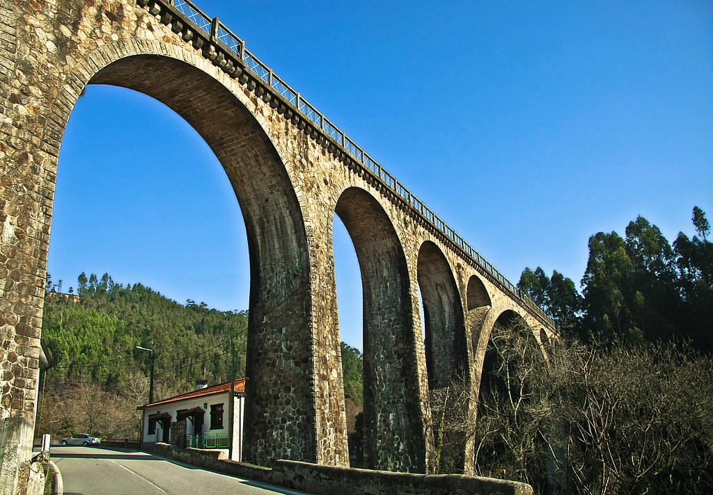 The historic Vouga train on Portugal's metre-gauge Vouga line.