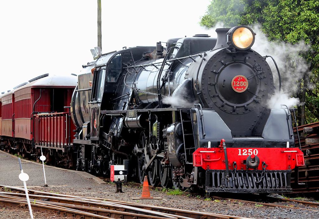 A Glenbrook Vintage Railway steam train south of Auckland.