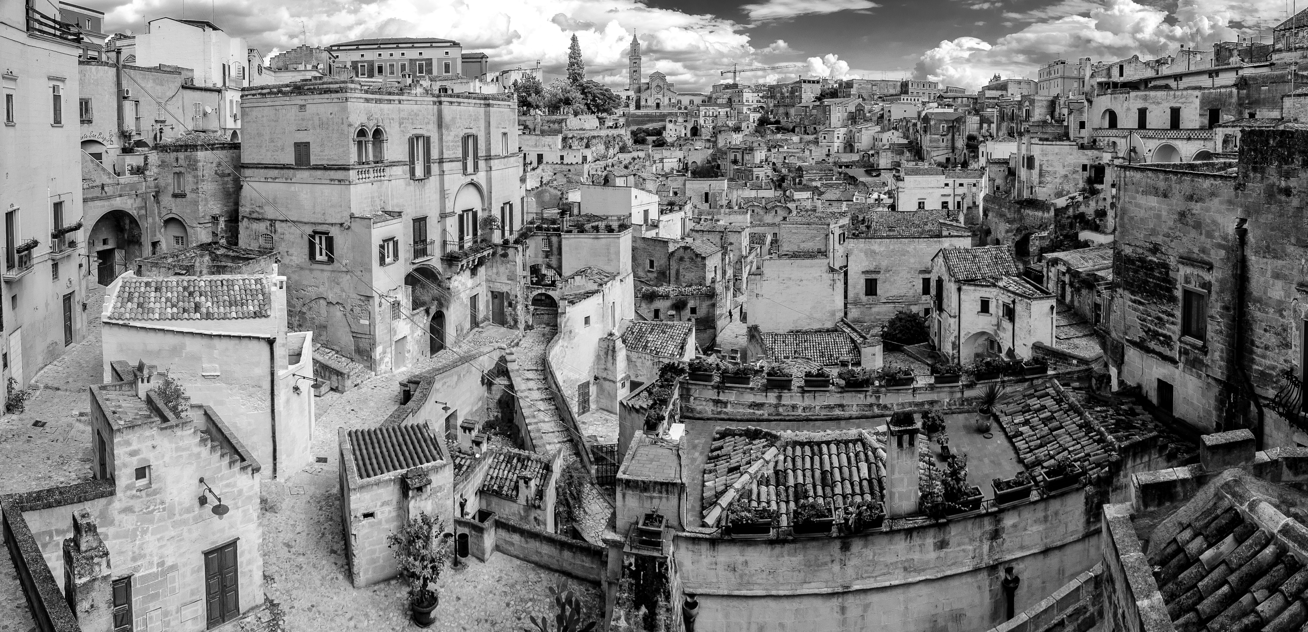 The stone cityscape of Matera, a documented stop on a La Dolce Vita Orient Express itinerary.