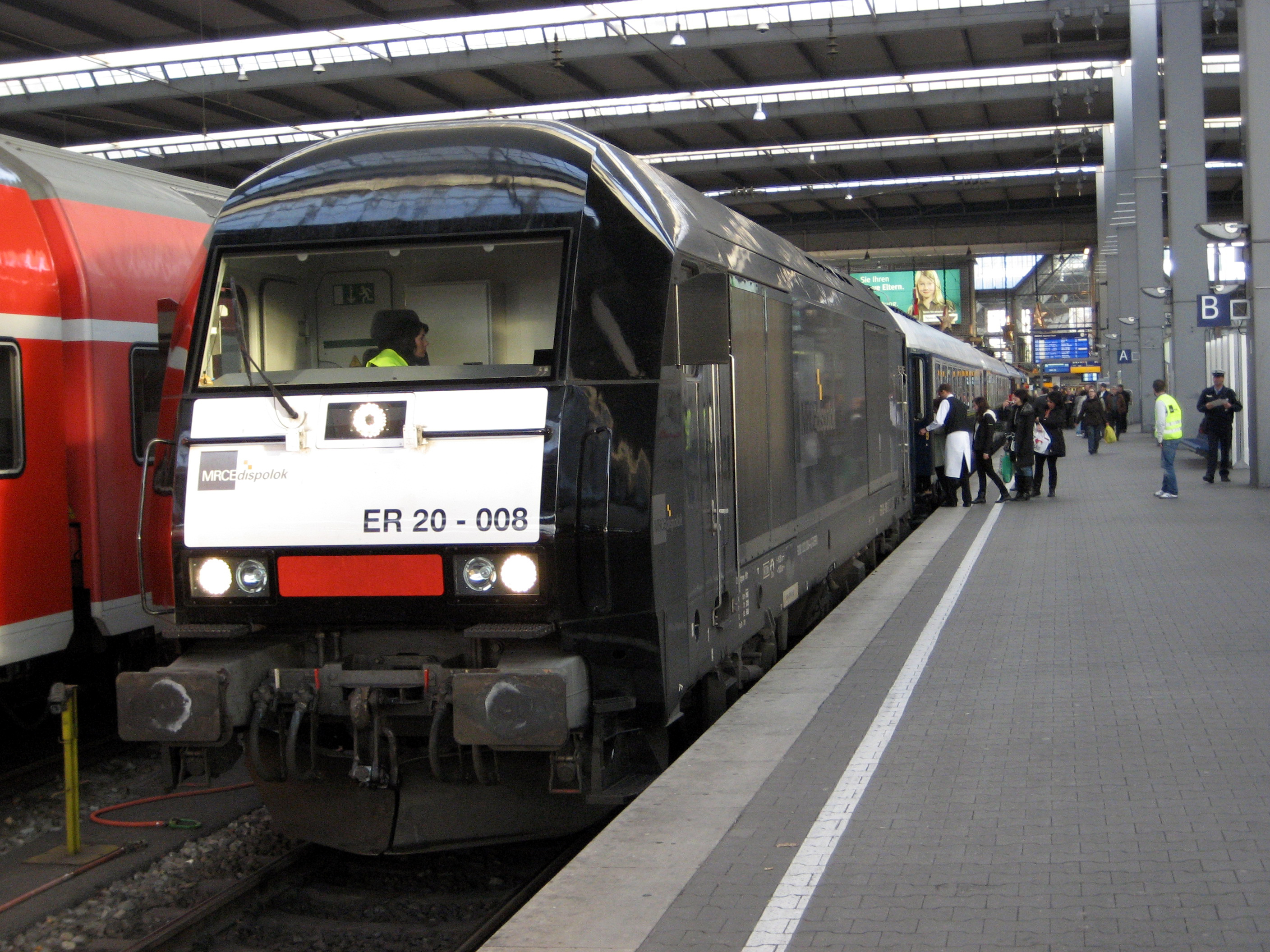 The Prestige Continental Express ready to depart Munich on a Zürich–Munich special journey.