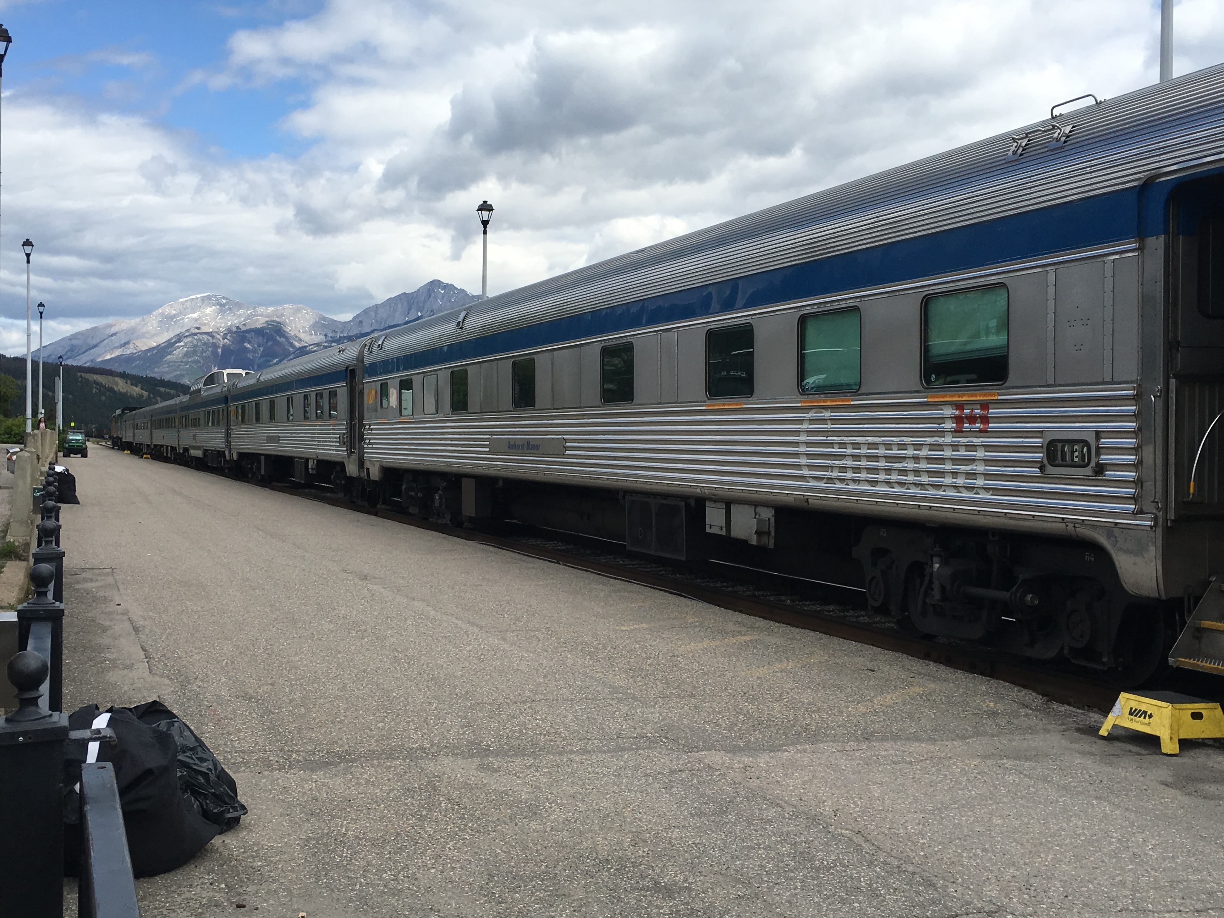 VIA Rail The Canadian passenger train photographed during its cross-country service.