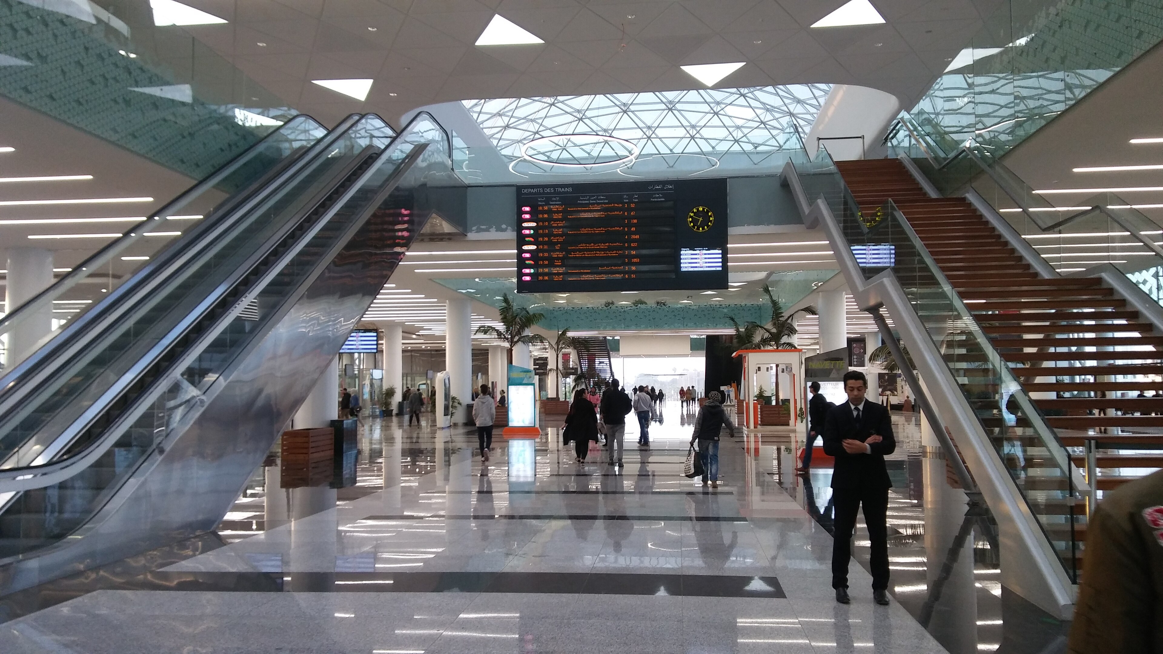 Al Boraq: Tangier to Casablanca: Al Boraq Railway station Rabat Agdal