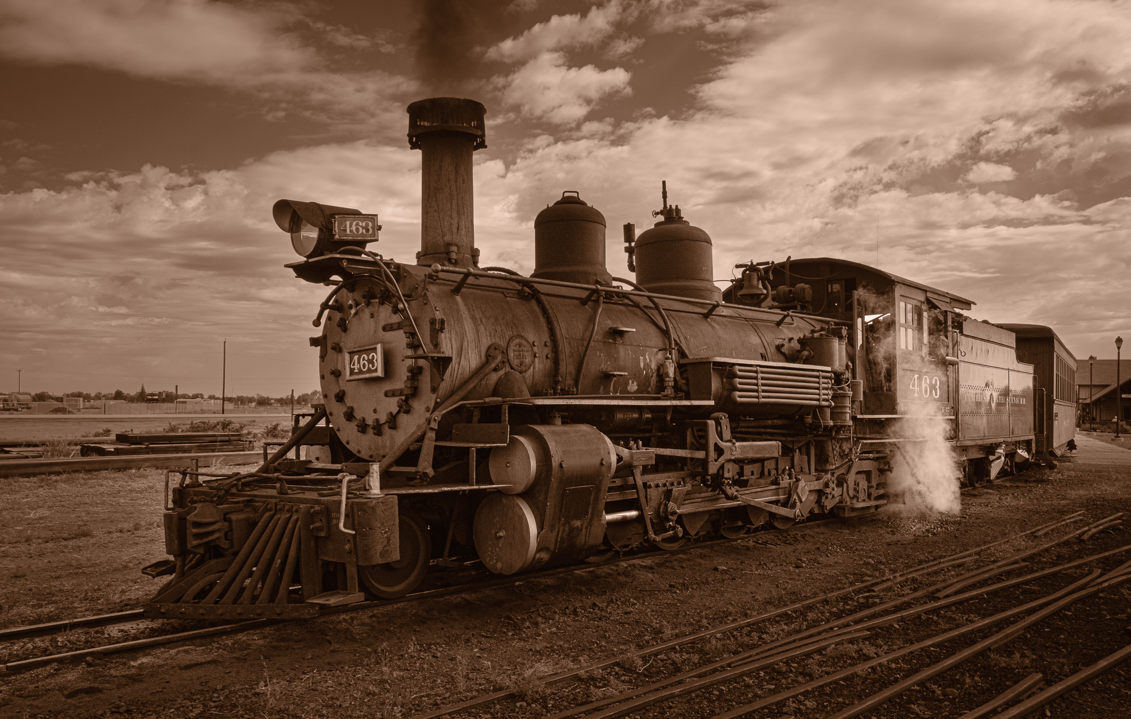 Cumbres & Toltec Scenic Railroad: Cumbres and Toltec Narrow Gauge No. 463 February 2024