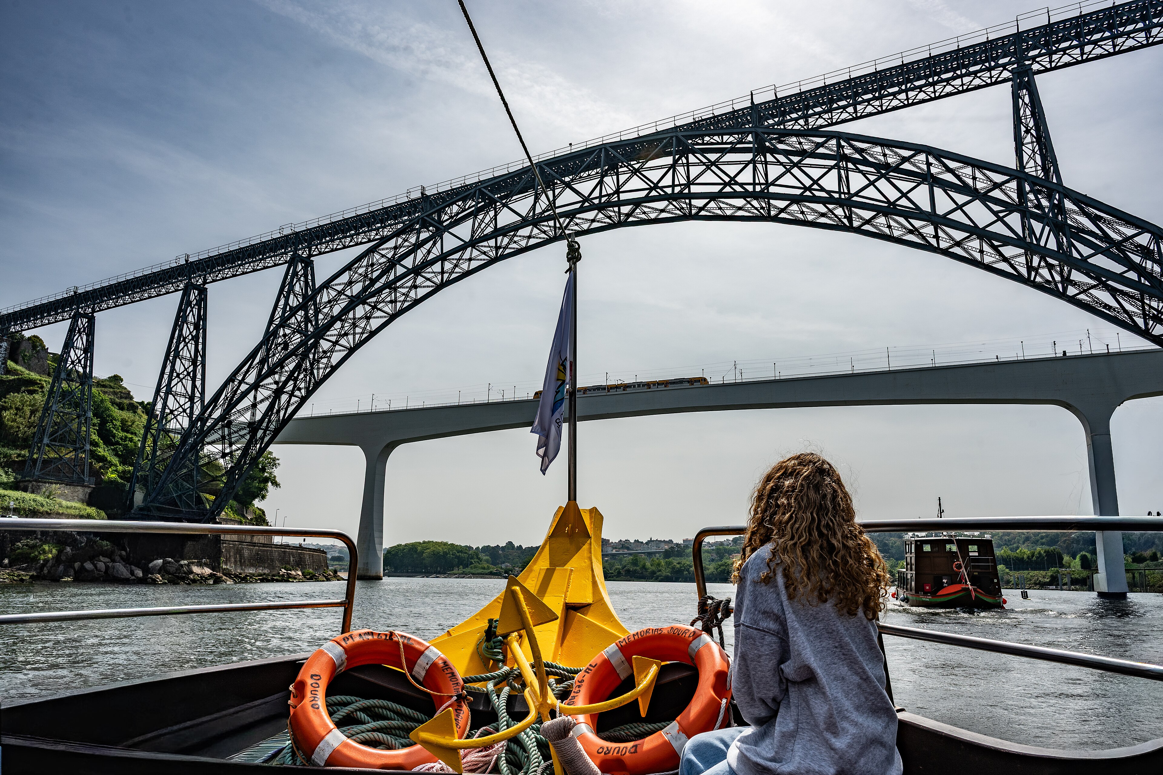 Douro Line: Douro River Boat Journey with Dom Luís I Bridge View (55242346225)