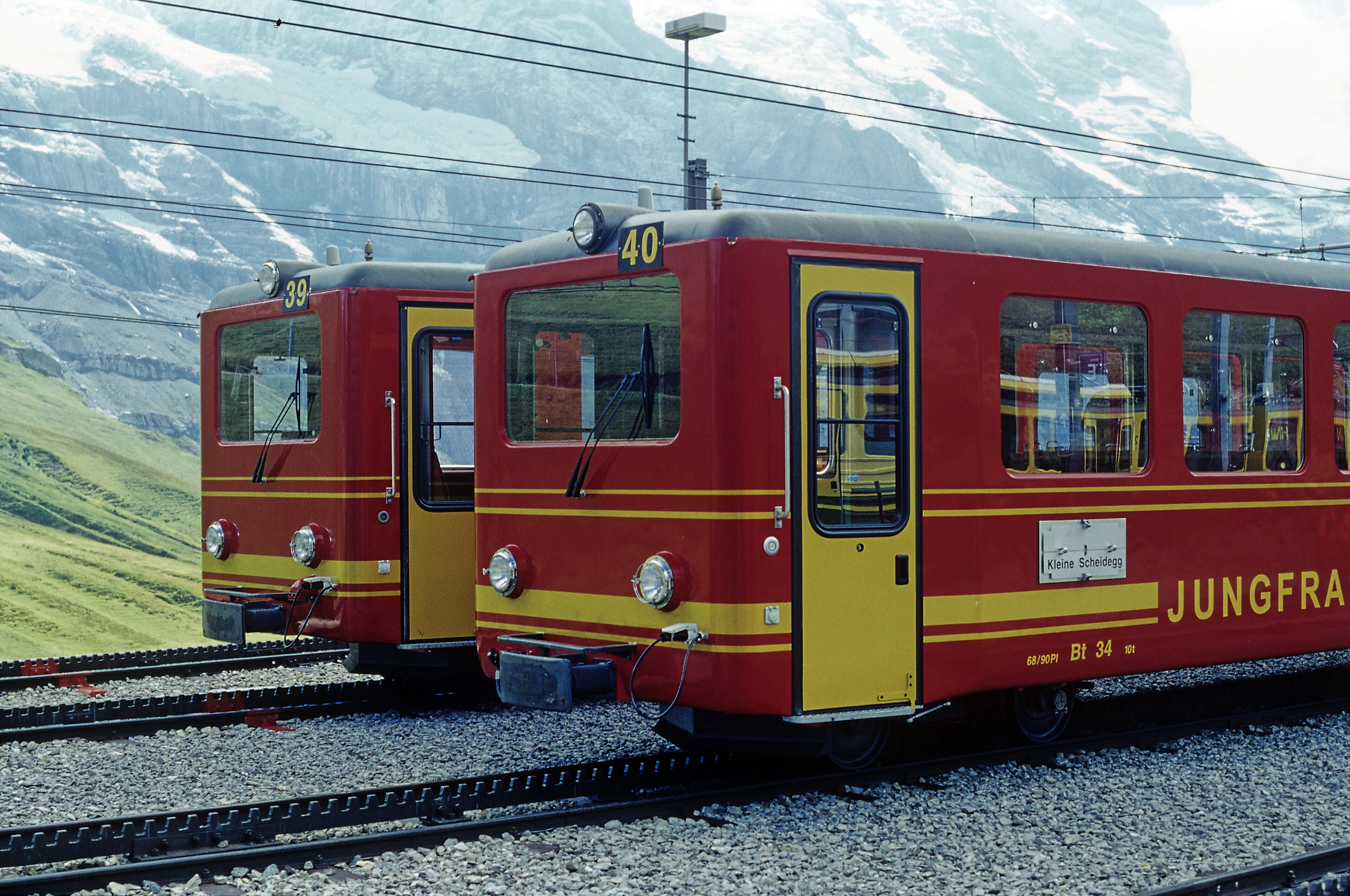Jungfrau Railway to Jungfraujoch: C4.15a Bf Kleine Scheidegg, Bt 34 JB