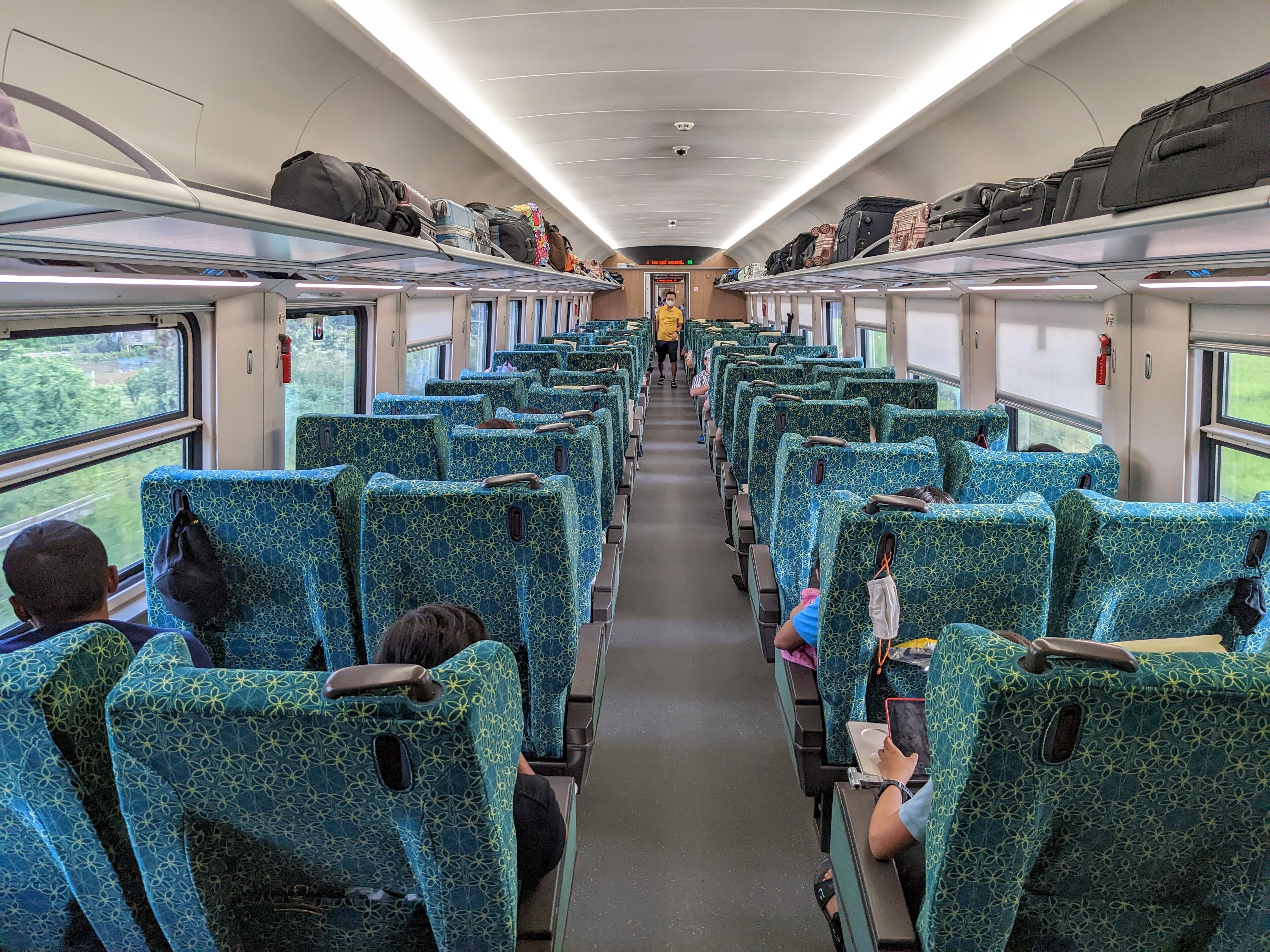 Kunming to Vientiane on the China–Laos Railway: Lao China Railway first class