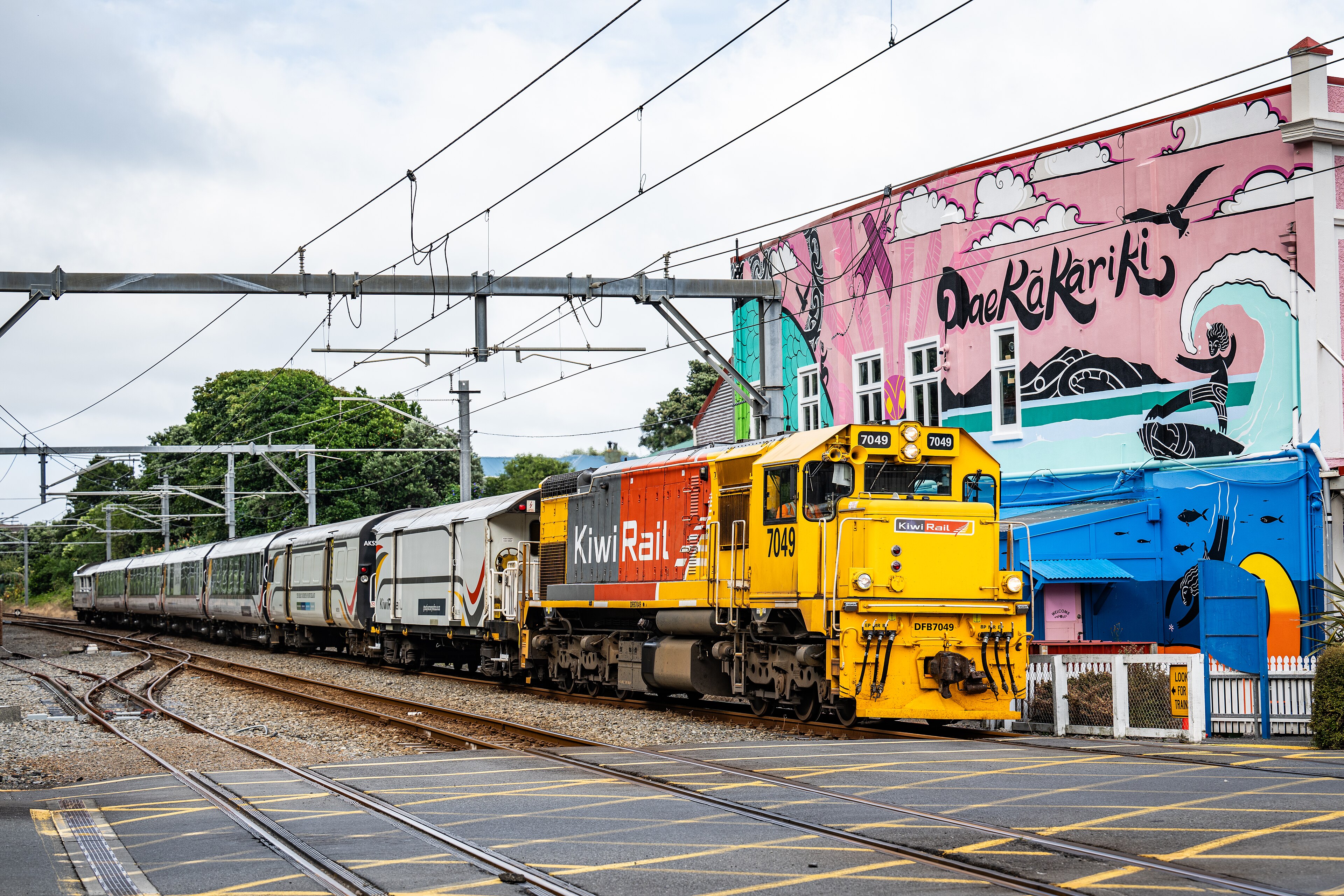 Northern Explorer: Northern Explorer Train, Paekakariki, Wellington (20240207)