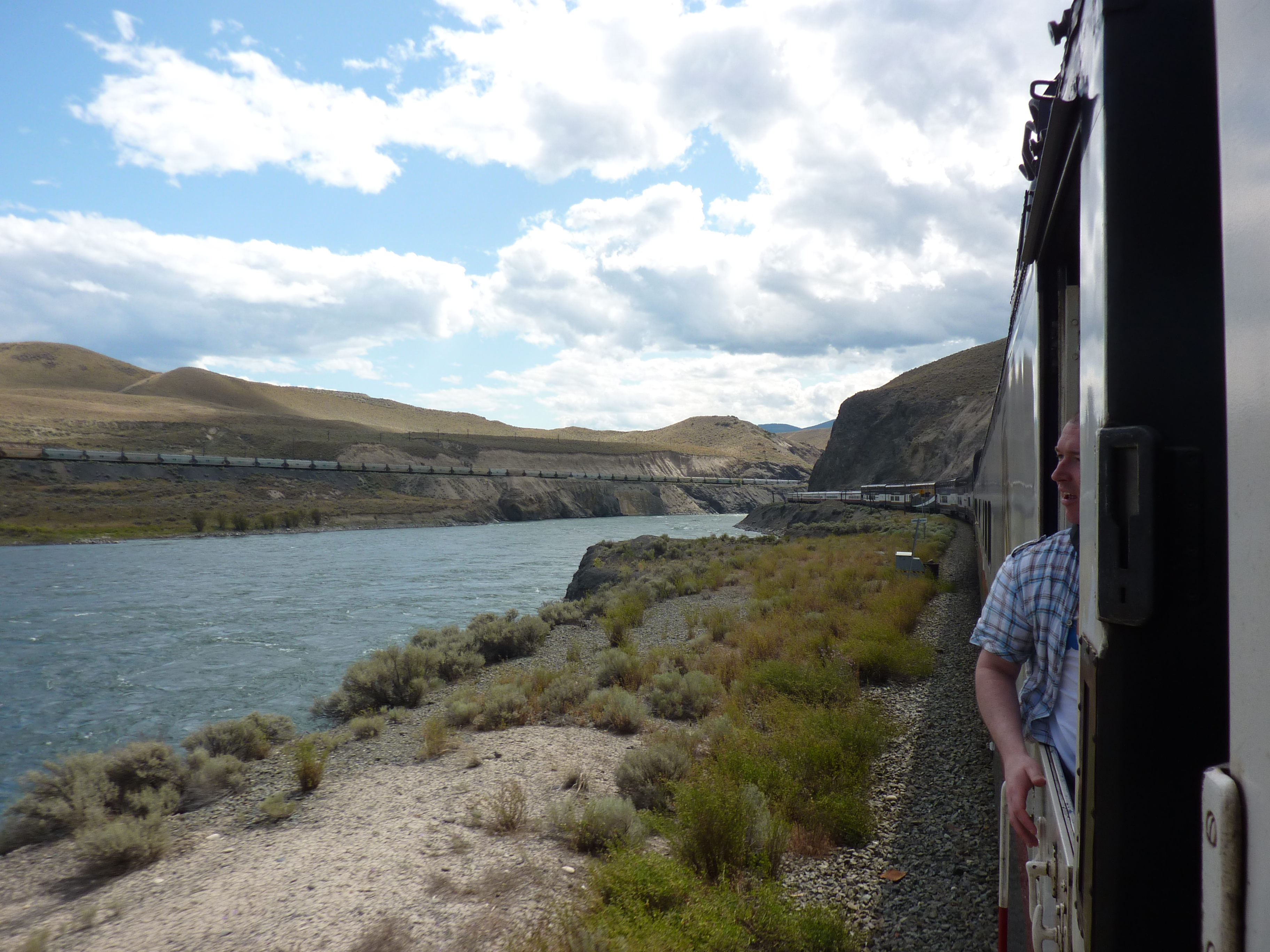 Rockies to the Red Rocks: Looking down the train (5999630890)