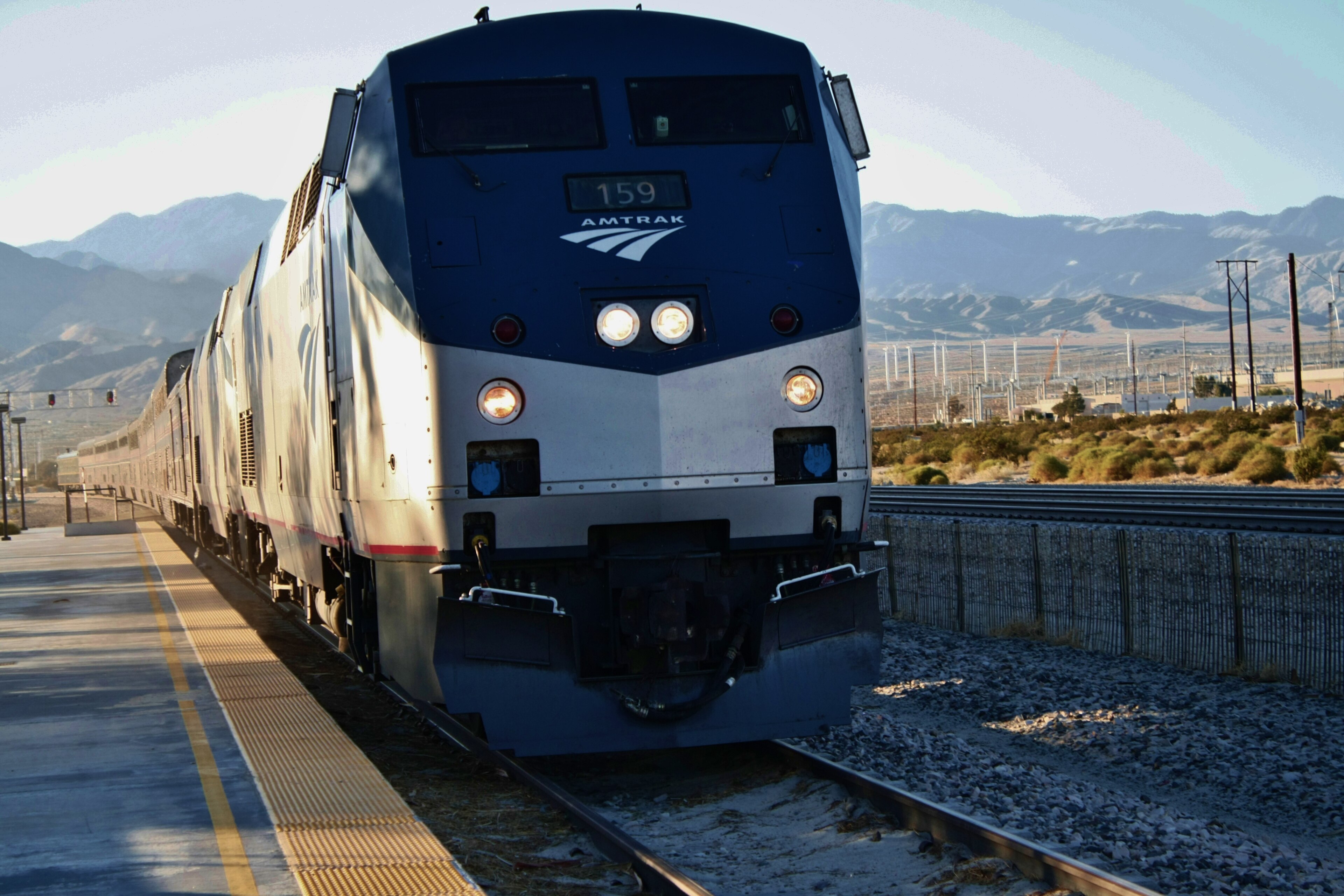 Sunset Limited: Amtrak Arriving to Palm Springs Station panoramio