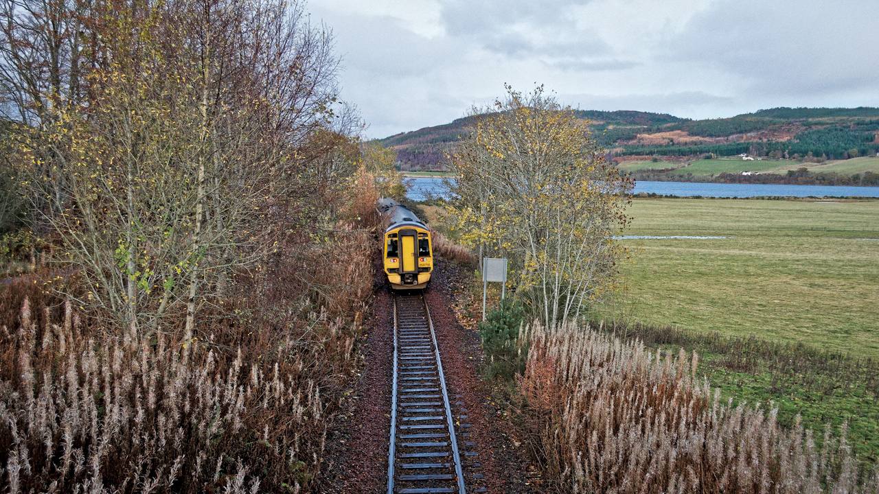 ScotRail Class 158 operating the Inverness to Wick service on Scotland’s Far North Line.