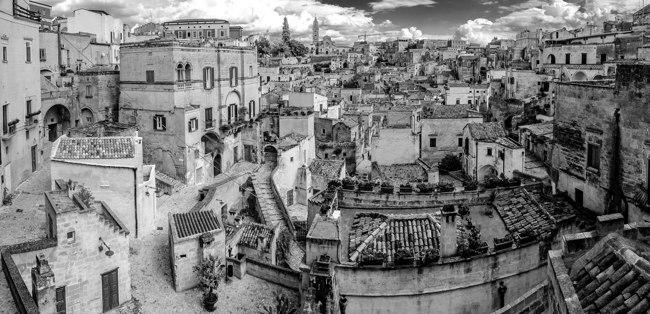 The stone cityscape of Matera, a documented stop on a La Dolce Vita Orient Express itinerary.